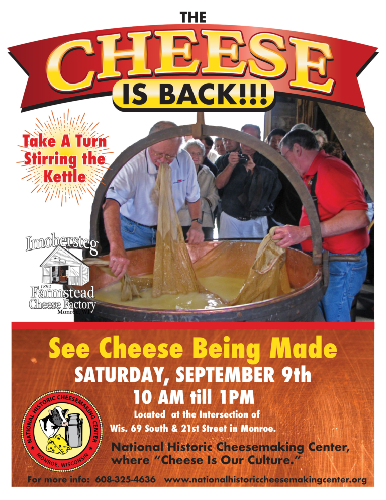 Old-Time Cheesemaking Demonstration - National Historic Cheesemaking ...